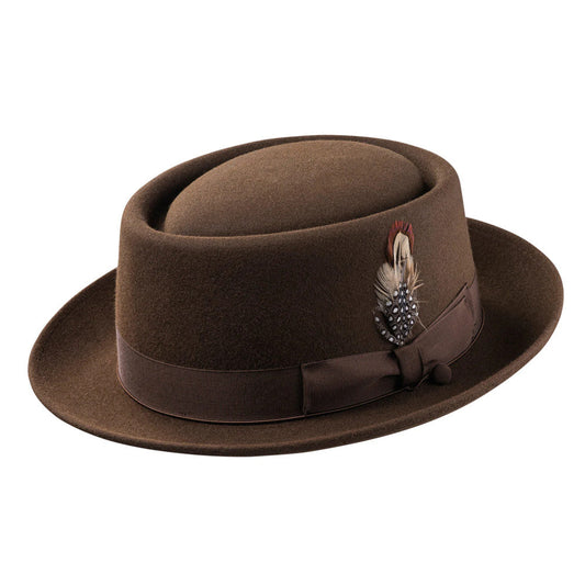 Porkpie Oak Hat-Whisky