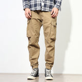 Retro Military Style Casual Pants