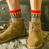 Men's 5 Pairs Retro Ethnic Style Socks