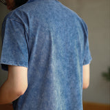 Retro Washed Denim Pocket T-shirt