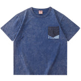 Retro Washed Denim Pocket T-shirt