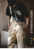 Retro Khaki Deck Overalls