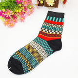 Men's 5 Pairs Retro Ethnic Style Socks