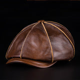 Retro Casual Leather All-match Hats