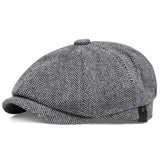 Retro Casual Herringbone All-match Hats