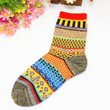 Men's 5 Pairs Retro Ethnic Style Socks