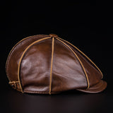 Retro Casual Leather All-match Hats