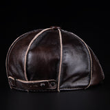 Retro Casual Leather All-match Hats