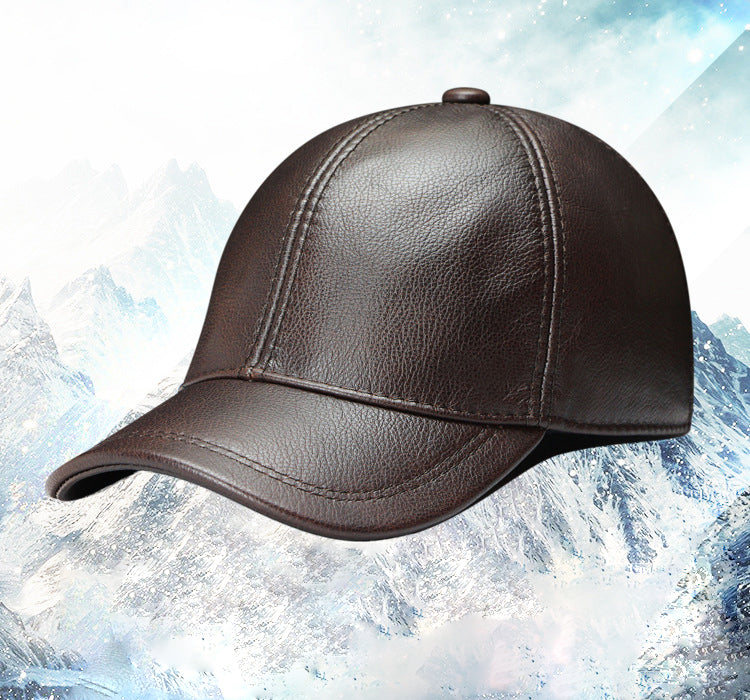 "Gorras" high quality leather baseball cap