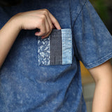 Retro Washed Denim Pocket T-shirt