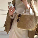 IG Seaside Summer Beach Vacation Wild Woven Retro Handbag