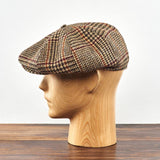 Eight Piece Cap Tweed-Crown Beige