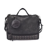Ladies retro PU leather messenger bag