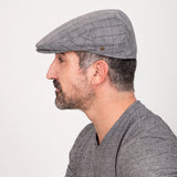 Director - Walrus Hats Grey Plaid Polyester Ivy Cap