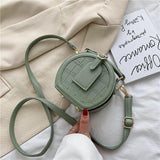 Mini Round Shaped Crossbody Bag For Woman