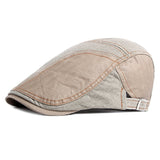 Color block retro Flat Cap