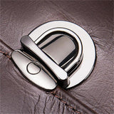 Men's Briefcase 17 Inch Computer Bag Leather Multi-Function Handbag Business Travel Bag