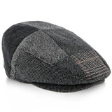 Tribeca - Walrus Hats Grey Tweed Patchwork Ivy Cap