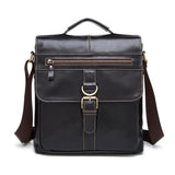 Men's Retro Casual Leather Business Handbag Crossbody Bag