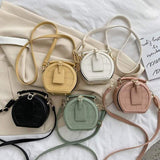 Mini Round Shaped Crossbody Bag For Woman