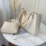 Ladies Leather Solid Color Plain Handbag