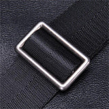 Men's Genuine Leather Casual Business Handbag Solid Color Crossbody Bag