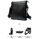 Fashion Leather Shoulder Bag Adjustable Shoulder Strap Design Casual Crossbody Bag