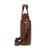Leather Business Simple Style Casual Chunky Briefcase Handbag Sling Shoulder Bag
