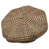 Eight Piece Cap Tweed-Crown Beige