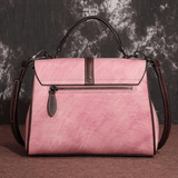 Full Cherry Blossom Embossed Leather Bag