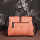 Full Cherry Blossom Embossed Leather Bag