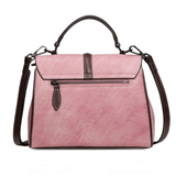 Full Cherry Blossom Embossed Leather Bag