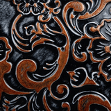 Genuine Leather Vintage Embossed Handbag