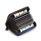 Flower Pattern Genuine Leather Clutch