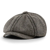 "Swender" Newsboy Wool Cap