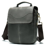 Men's Flap Type Shoulder Bag Retro Leather Crossbody Bag Handbag