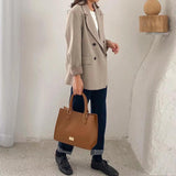 Large Capacity Tote Bag Folder Bag Shoulder Crossbody Bag