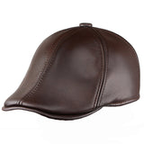 “Detective” True first layer cowhide duck tongue fashion forward cap M-3XL