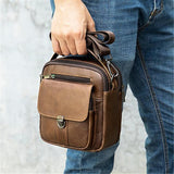 Large Capacity Vintage Leather Mini Shoulder Bags