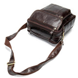 Men's Retro Casual Leather Business Handbag Crossbody Bag