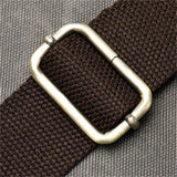 Men's Retro Handbag Leather Canvas Business 14 Inch Computer Bag Crossbody Bag