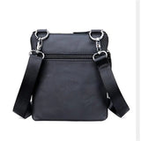 Mens Vintage Large Capacity Messenager Bags Casual Leather Shoulder Bags