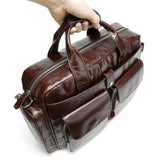 Men's Business Large-Capacity Business Trip Briefcase Durable Handbag Crossbody Bag