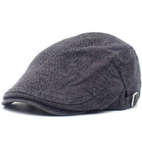 Leopard Print Flat Cap