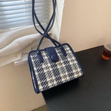 Woolen handbag single shoulder armpit bag simple Tote Bag