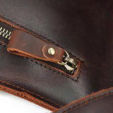 Handmade Crazy Horse Leather Men's Backpack