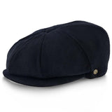 5 Colors - Shelby - Walrus Hat Wool Blend 8 Panel Newsboy Cap