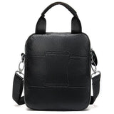 Men's Leather Crossbody Bag Simple Style Handbag Shoulder Bag