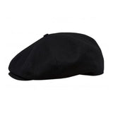 Eight Piece Cap Tweed-Black