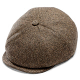 MALCO HERRINGBONE MODA NEWSBOY CAP